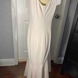 Pink midi dress. Worn once.